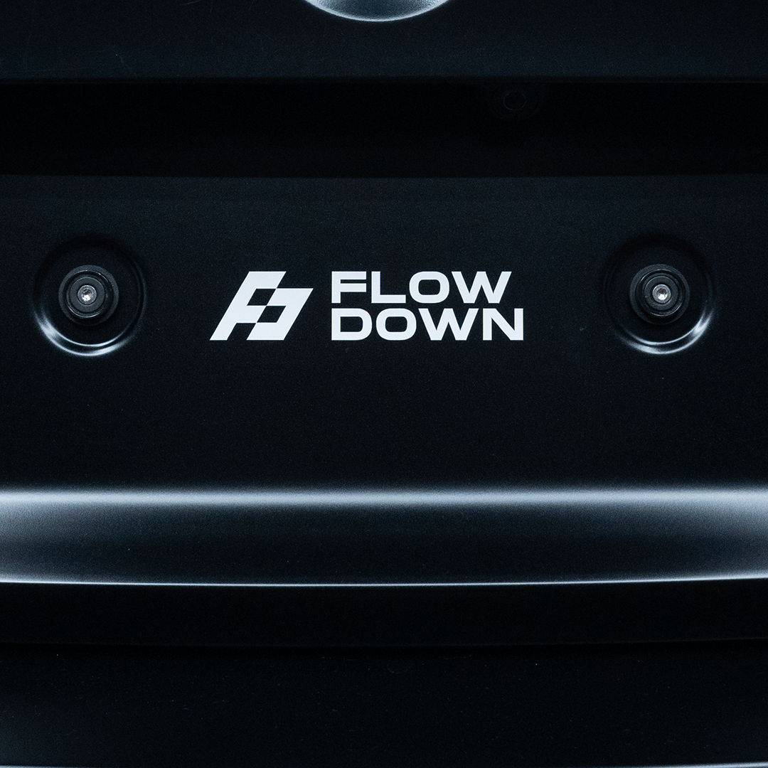 FLOW DOWN® STICKER KENNZEICHENMULDE