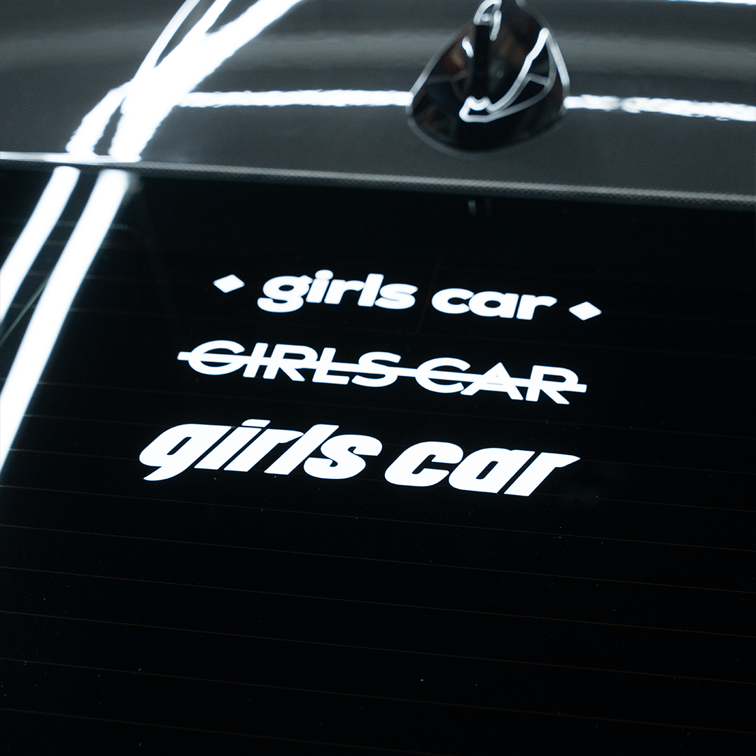 GIRLS CAR STICKER