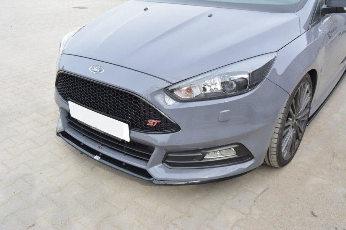 Cup Spoilerlippe Front Ansatz für Ford Focus ST Mk3 FL