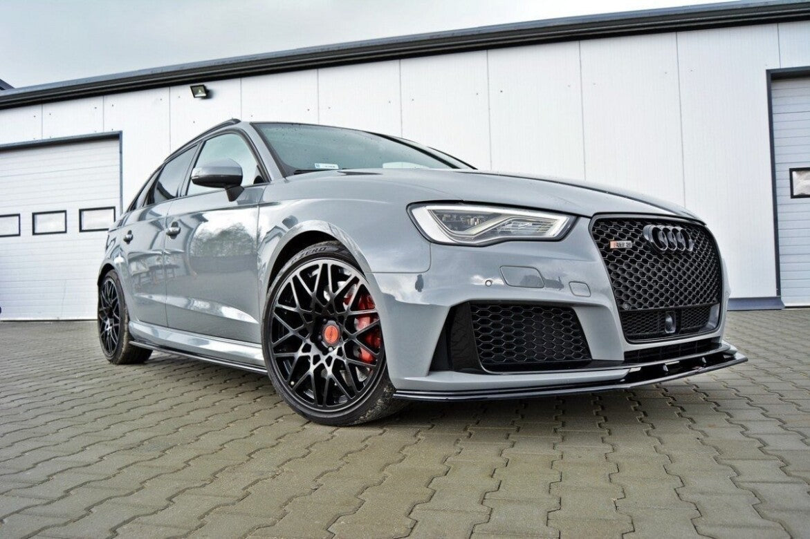 Cup Spoilerlippe Front Ansatz V.2 für Audi RS3 8V Sportback