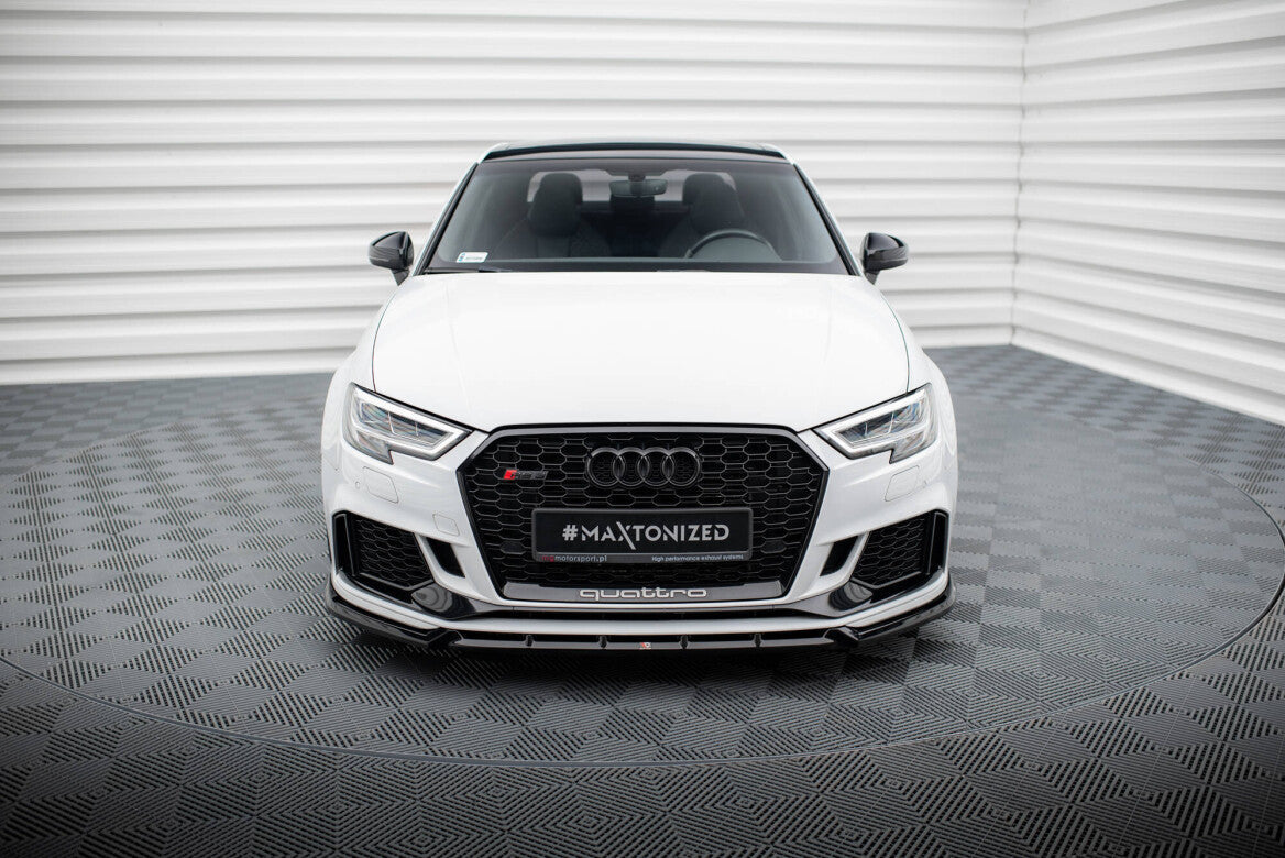 Cup Spoilerlippe Front Ansatz V.3 für Audi RS3 Limousine 8V Facelift