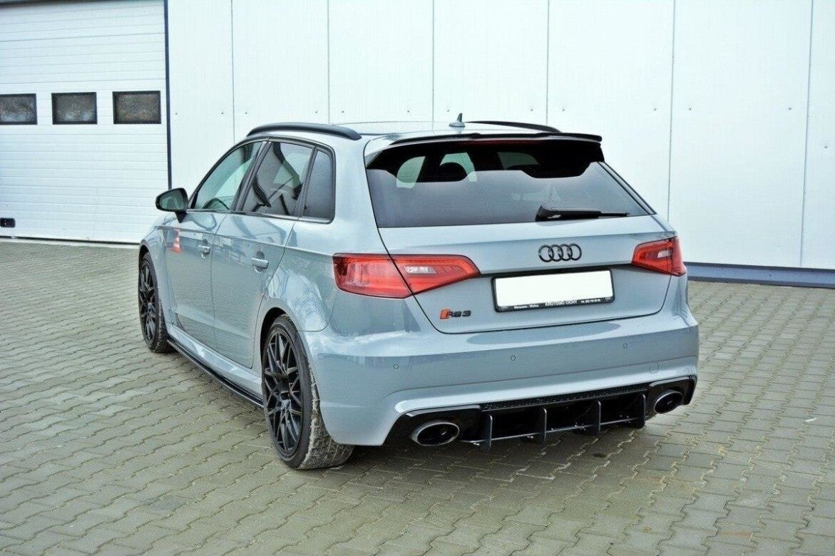 Heck Ansatz Diffusor Heckschürze für Audi RS3 8V SPORTBACK