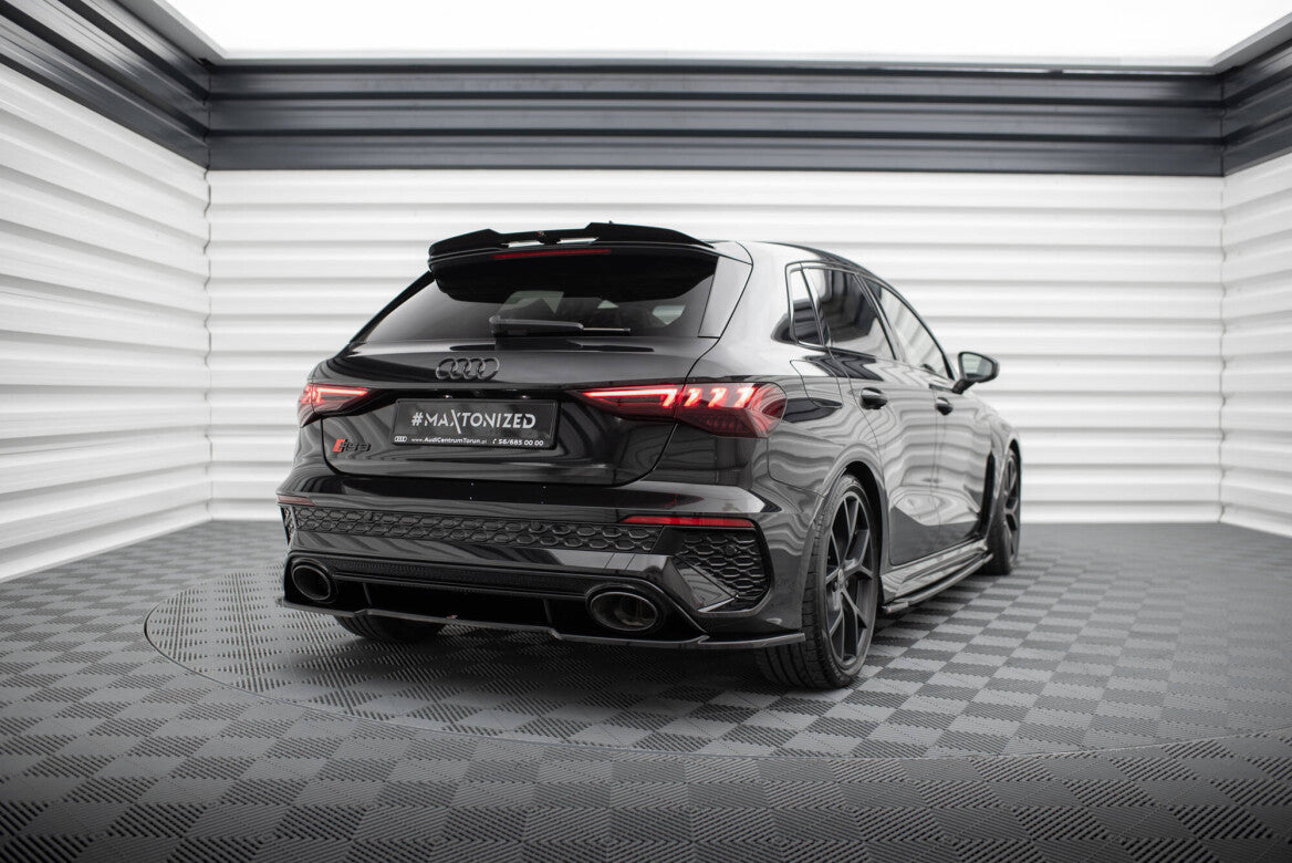 Mittlerer Cup Diffusor Heck Ansatz für Audi RS3 Sportback 8Y