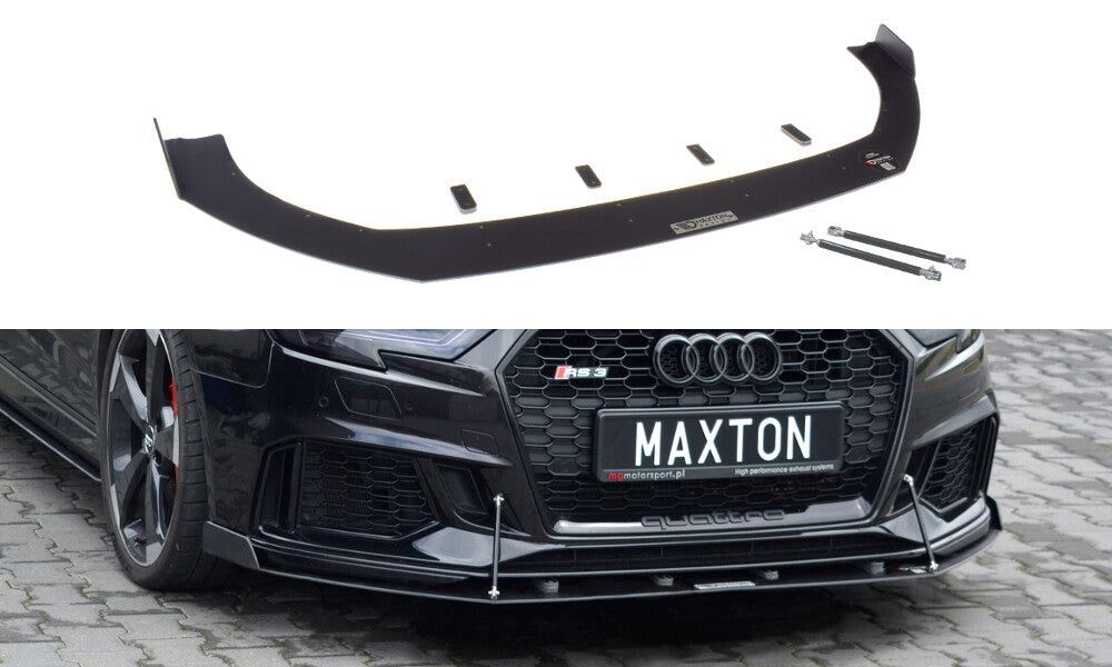 Racing Cup Spoilerlippe Front Ansatz V.2 für Audi RS3 8V FL Sportback