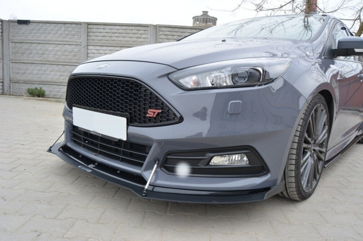 Racing Hybrid Cup Spoilerlippe Front Ansatz V.2 für Ford Focus ST Mk3 FL