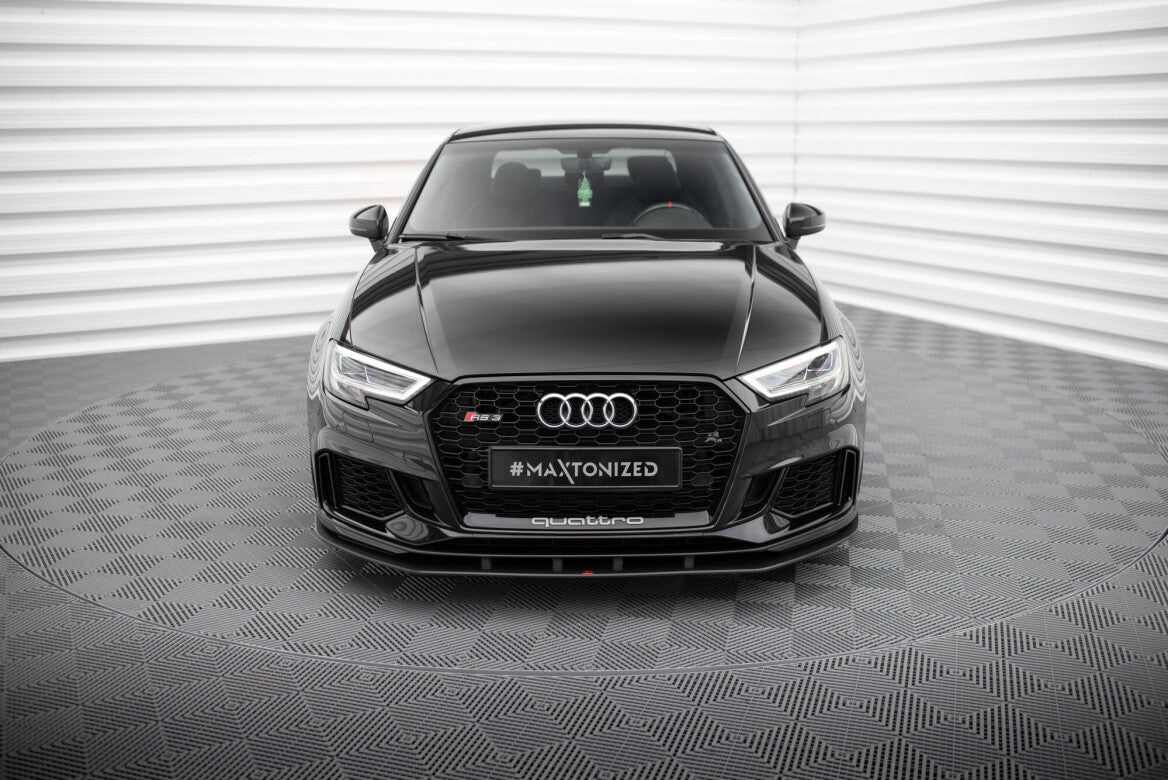 Street Pro Cup Spoilerlippe Front Ansatz für Audi RS3 Limousine 8V Facelift