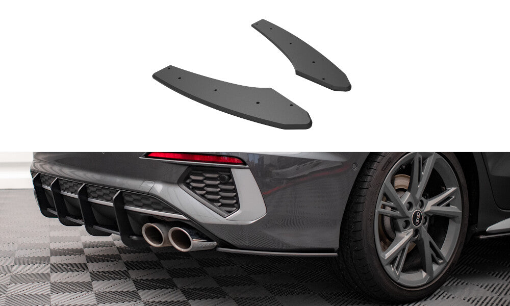 Street Pro Heck Ansatz Flaps Diffusor +Flaps für Audi S3 Limousine 8Y