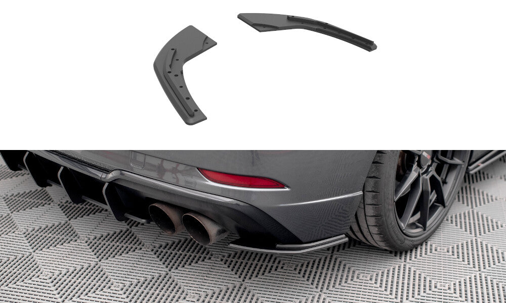 Street Pro Heck Ansatz Flaps Diffusor für Audi S3 Sportback 8V Facelift