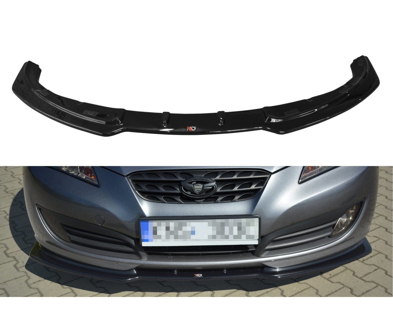 Cup Spoilerlippe Front Ansatz für Hyundai Genesis Coupe