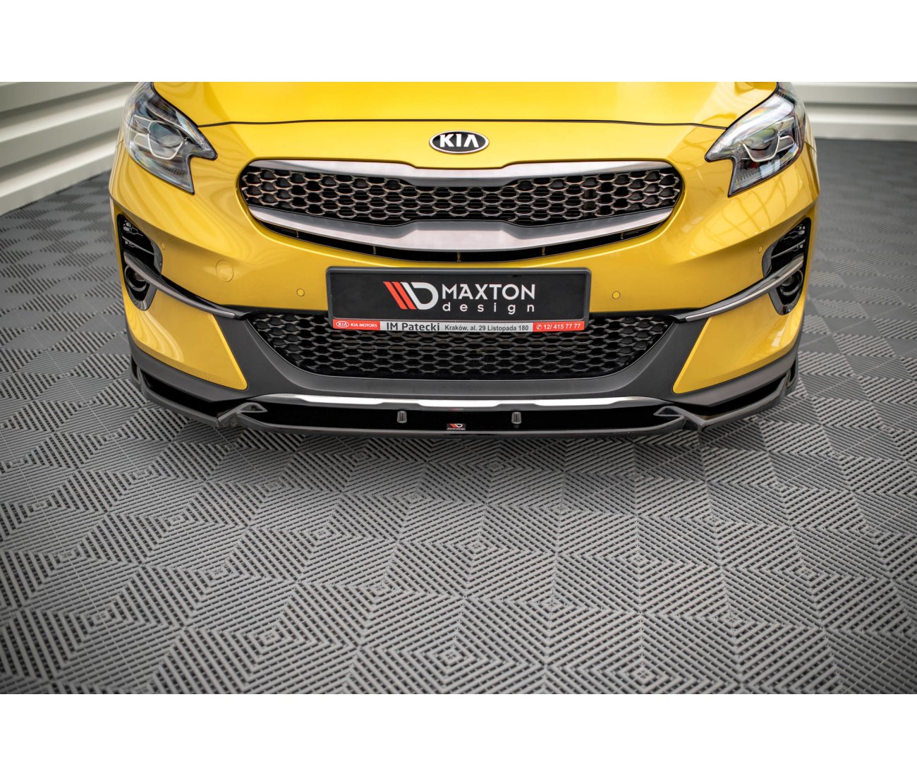 Cup Spoilerlippe Front Ansatz für Kia XCeed