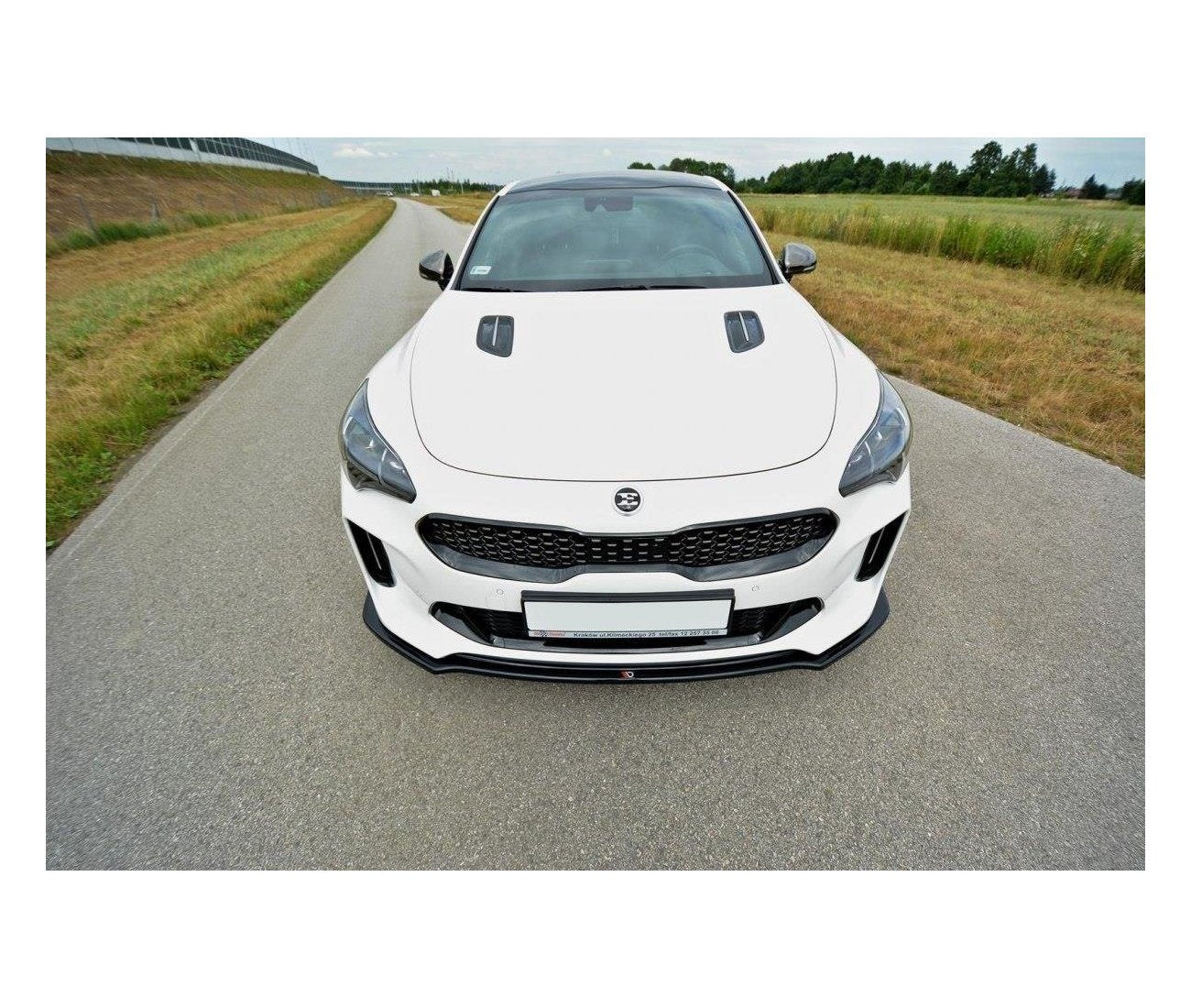 Cup Spoilerlippe Front Ansatz V.2 für Kia Stinger GT