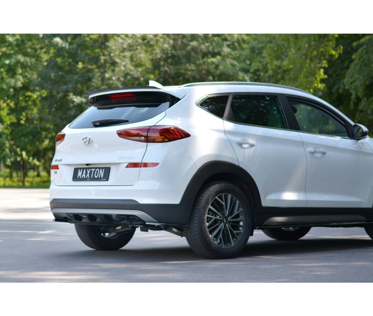 Rear diffuser for Hyundai Tucson facelift 