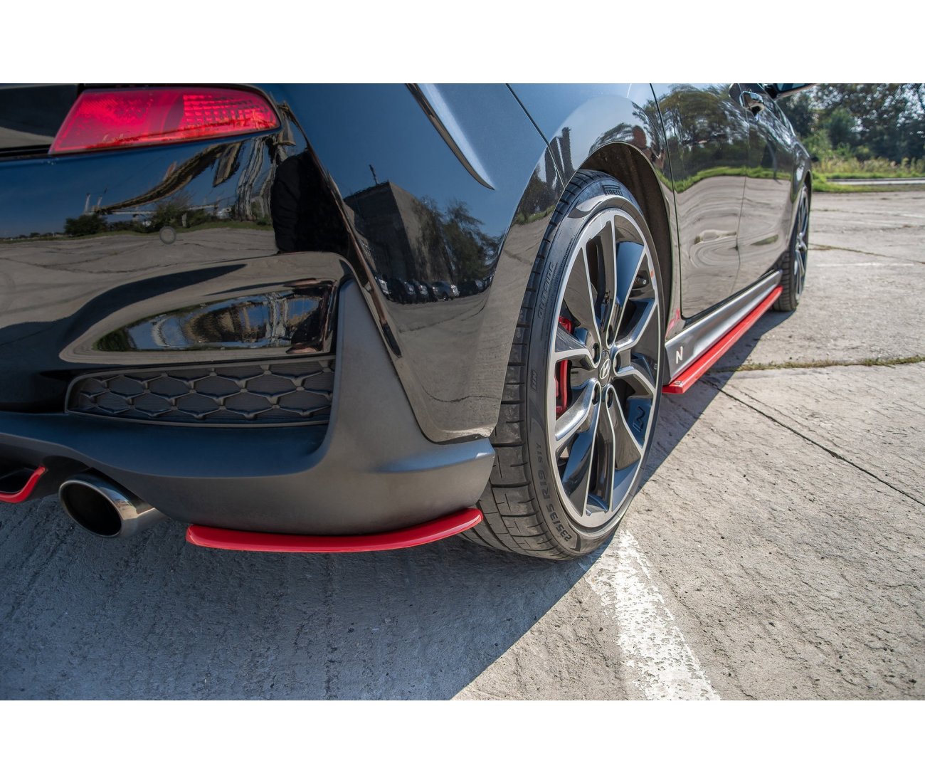 Rear Flaps V.2 for Hyundai I30N Hatchback