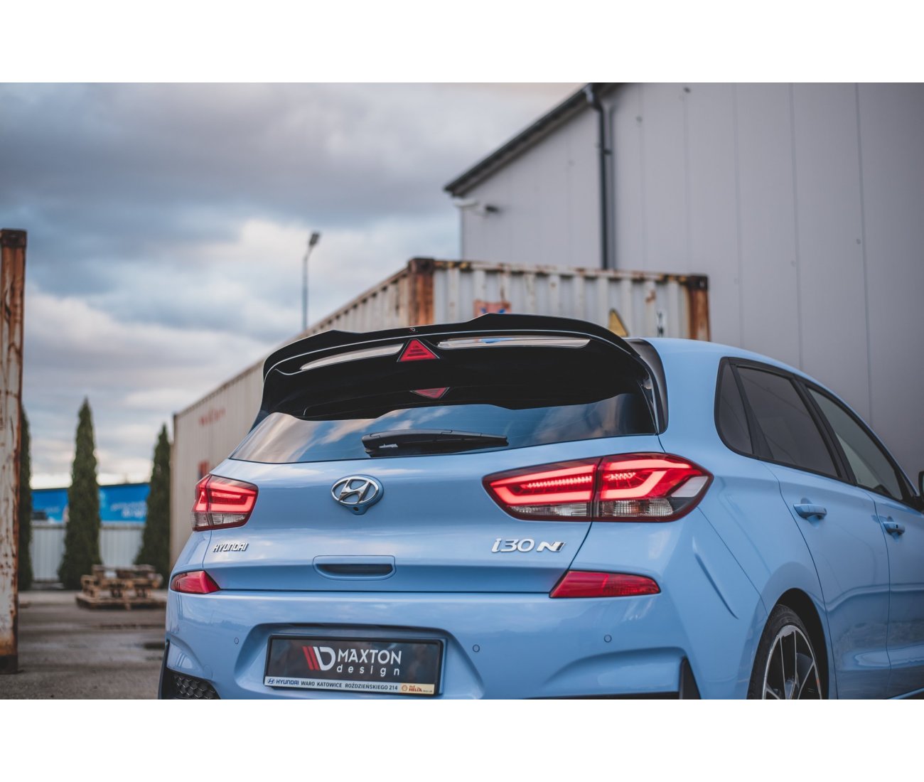 Heck Spoiler Aufsatz Abrisskante V.2 für Hyundai I30N Hatchback