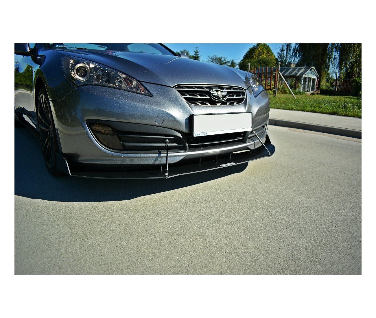 Racing Cup spoiler lip front attachment for Hyundai Genesis Coupe 