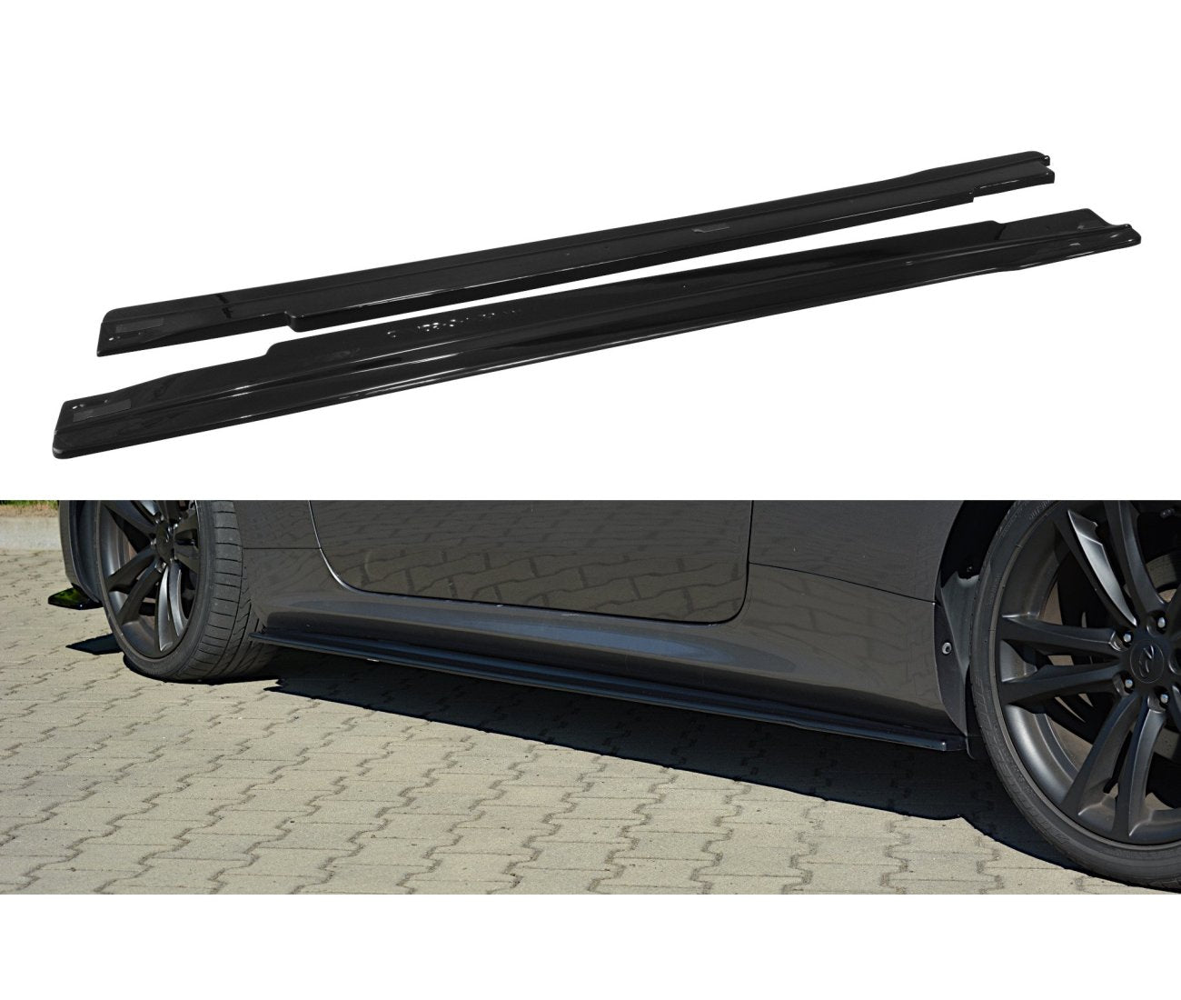 Side skirts cup strips for Hyundai Genesis Coupe 