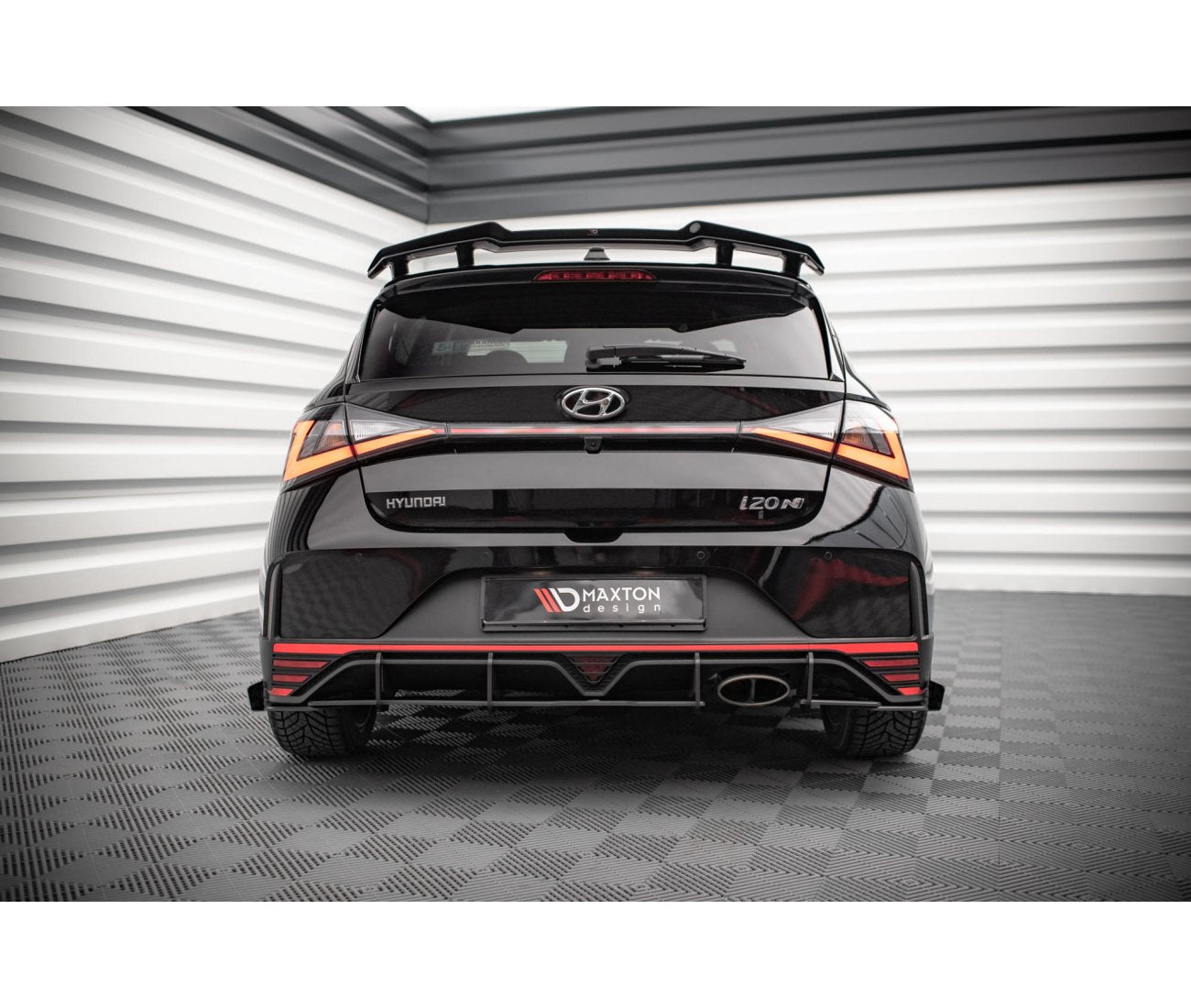 Street Pro Heckschürze Diffusor für Hyundai I20N